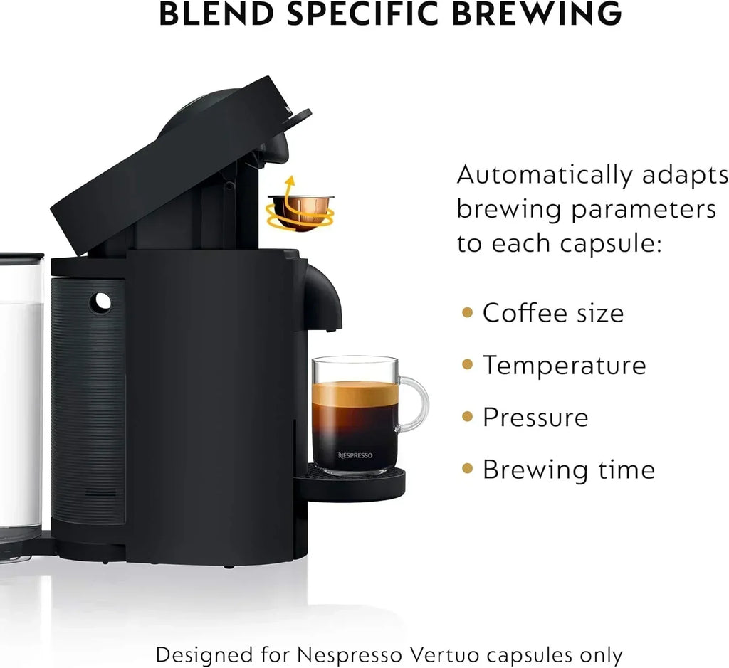 Nespresso Vertuo Plus Coffee and Espresso Maker by De'Longhi wourant