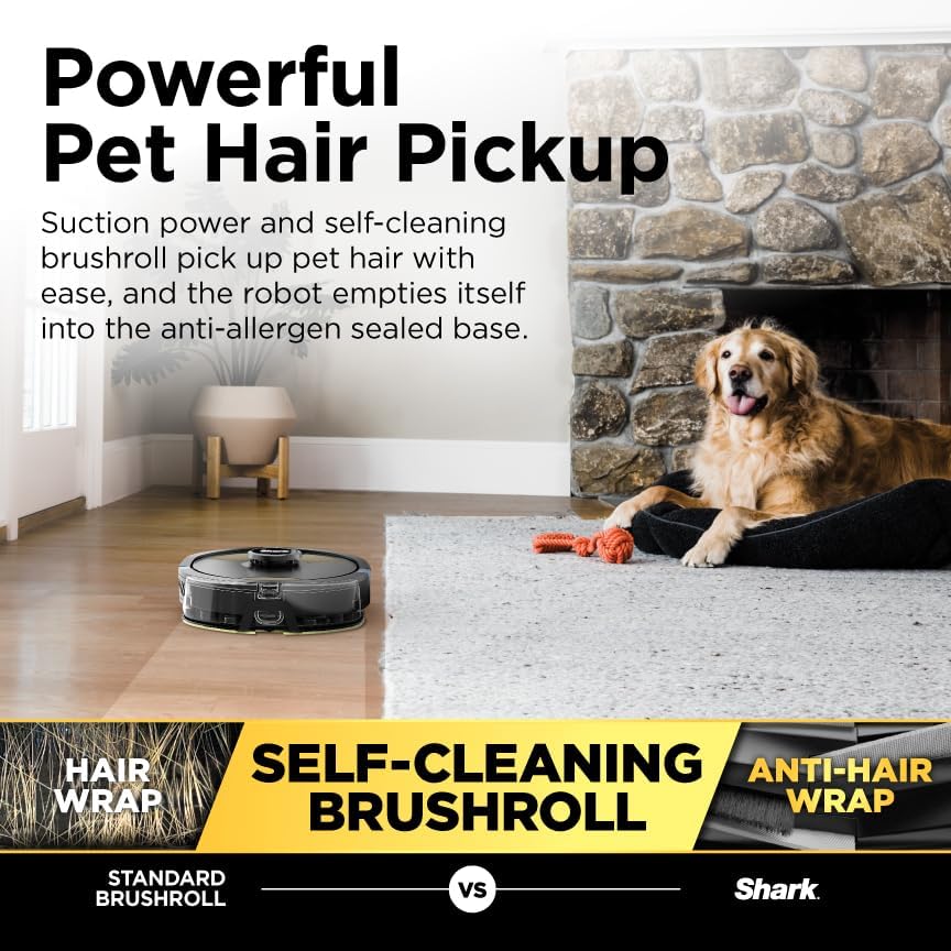 Robot Vacuum & Mop Combo Powerful Suction Matrix Plus 60-Day Debris Capacity wourant