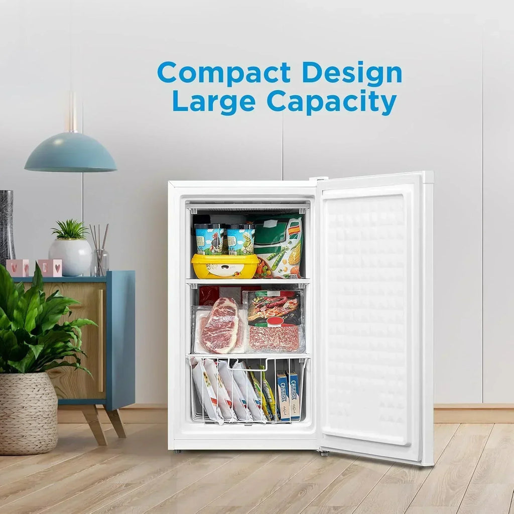Upright Freezer Large Black 3.0 Cubic Feet wourant