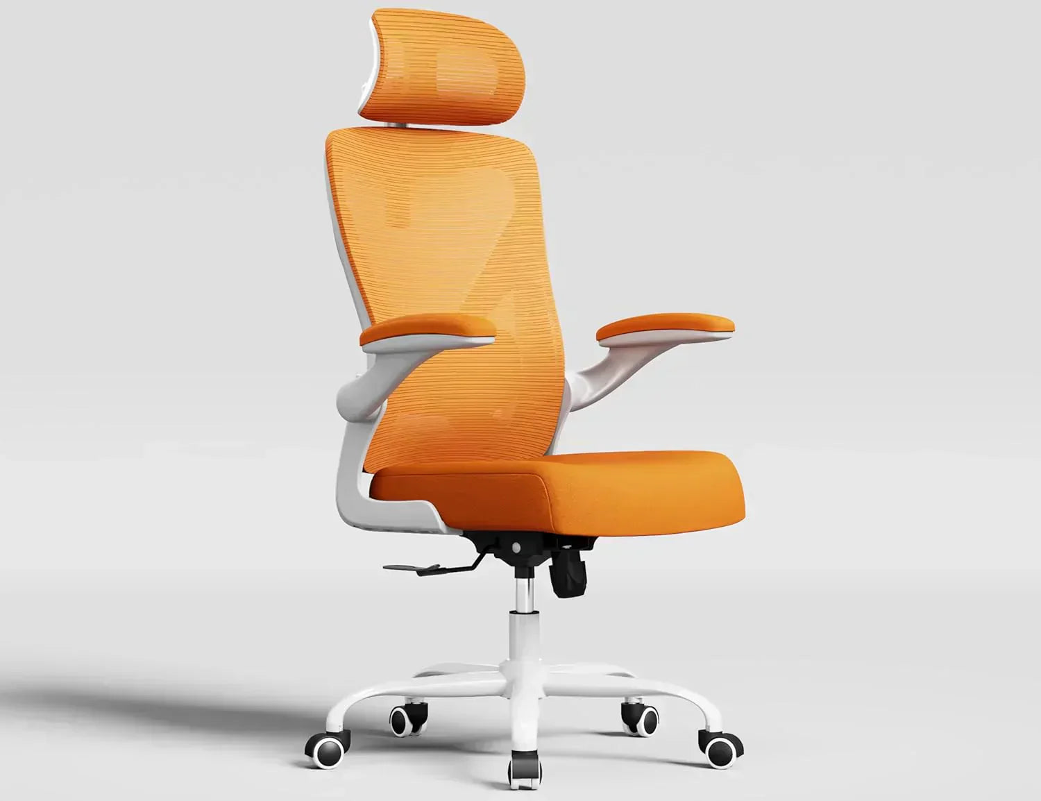 Office computer desk and chair gaming chair with lumbar support and headrest wourant
