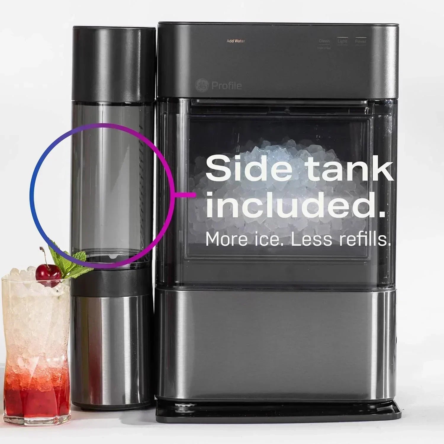 GE Profile Opal 2.0 with 0.75 Gallon Tank Chewable Crunchable Countertop Nugget Ice Maker wourant