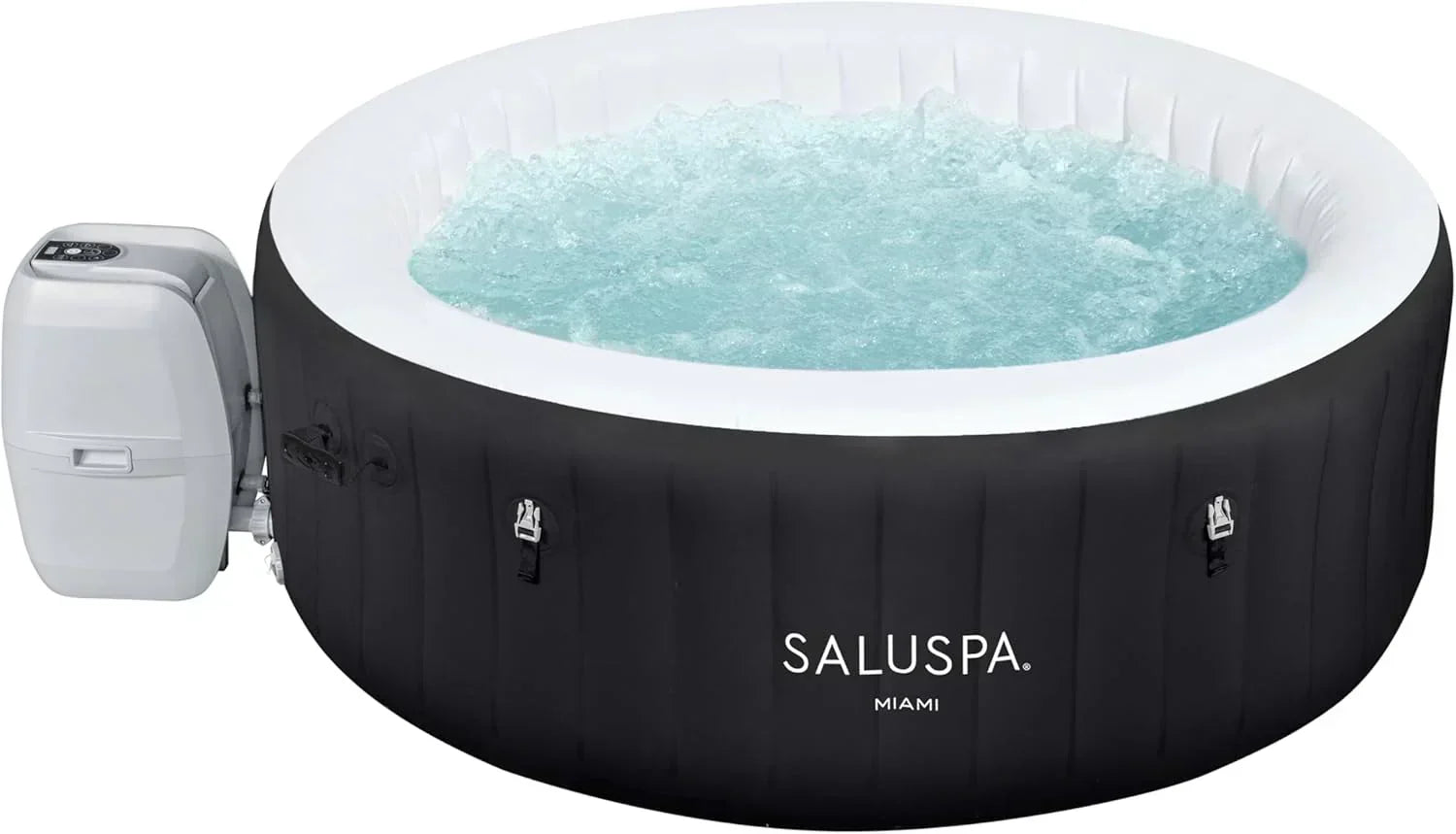 Bestway SaluSpa Miami EnergySense AirJet Inflatable Hot Tub Spa 71" x 26" Portable Hot Tub wourant