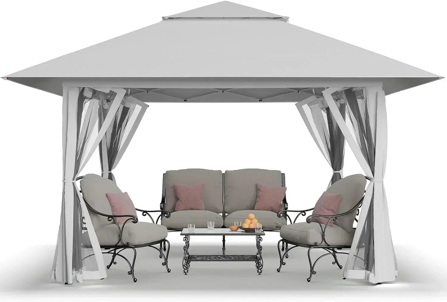 CROWN SHADES 13x13 Pop Up Gazebo Canopy Tent Gazebos on Clearance Outdoor Gazebo wourant