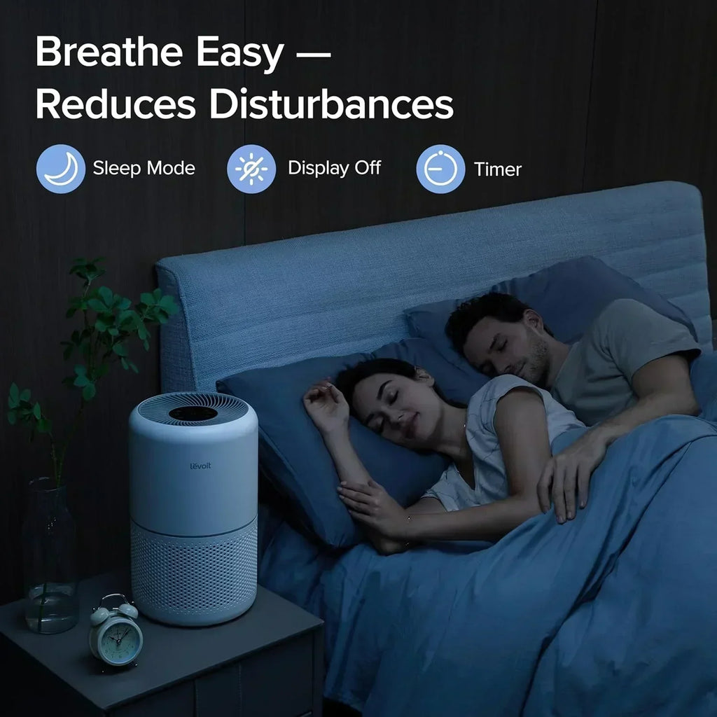Air Purifier for Bedroom Allergies and Pet Hair 56W High Torque Motor wourant
