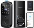 Video Smart Lock with Doorbell Keyless Entry Door Lock Built-in WiFi Camera Front Door wourant