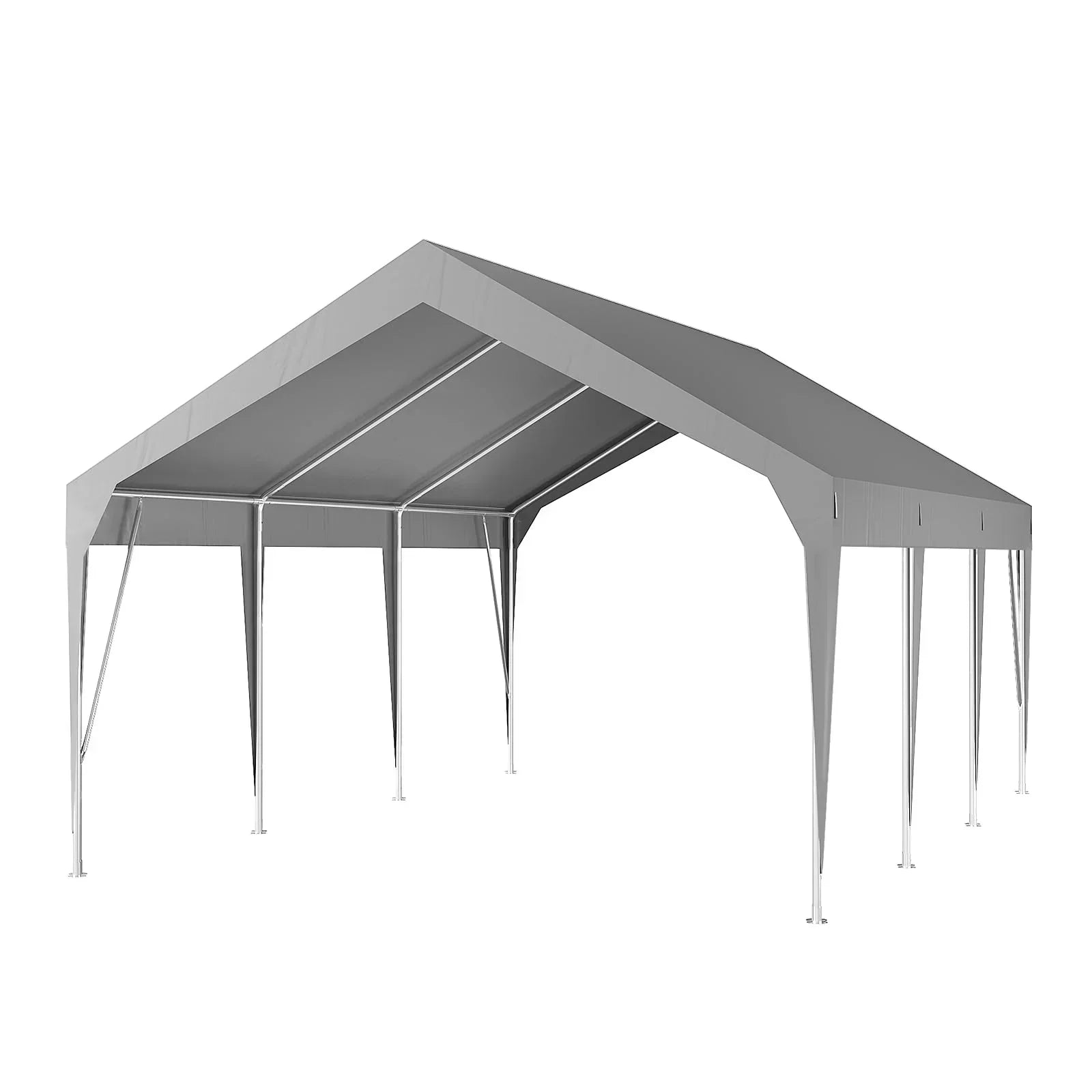 10'x20' Carport Heavy Duty Car Canopy UV Resistant Waterproof Portable Garage for Car wourant