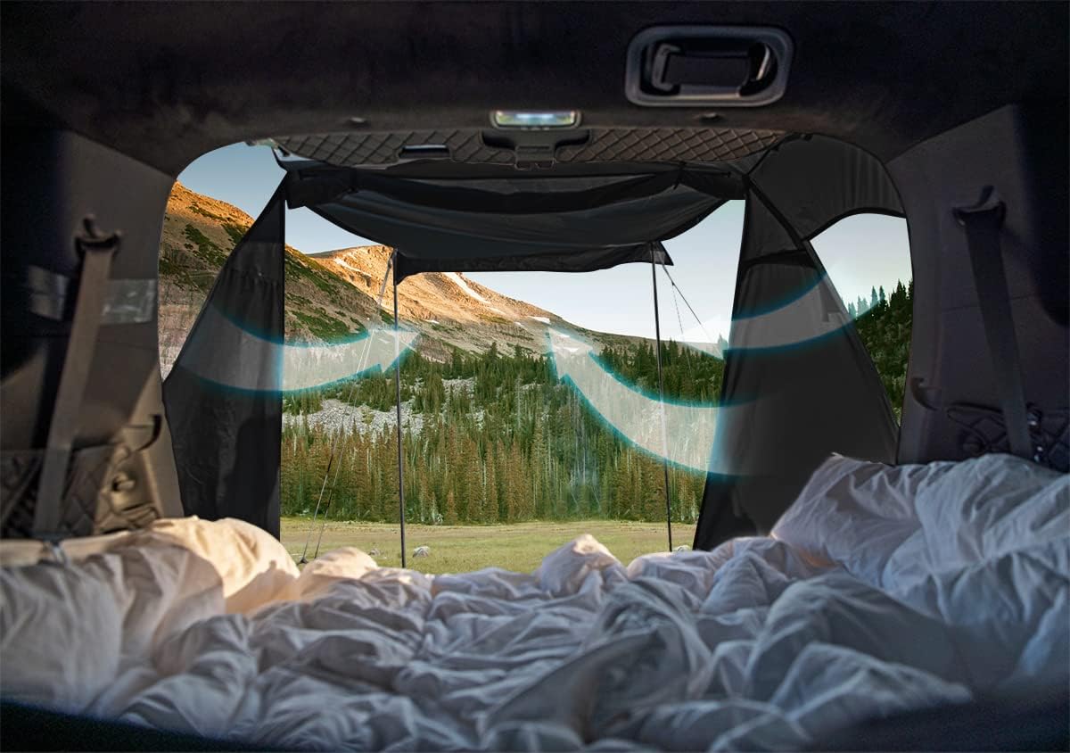 KAMPKEEPER SUV Car Tent Tailgate Shade Awning Tent for Camping Vehicle Camping Tents wourant