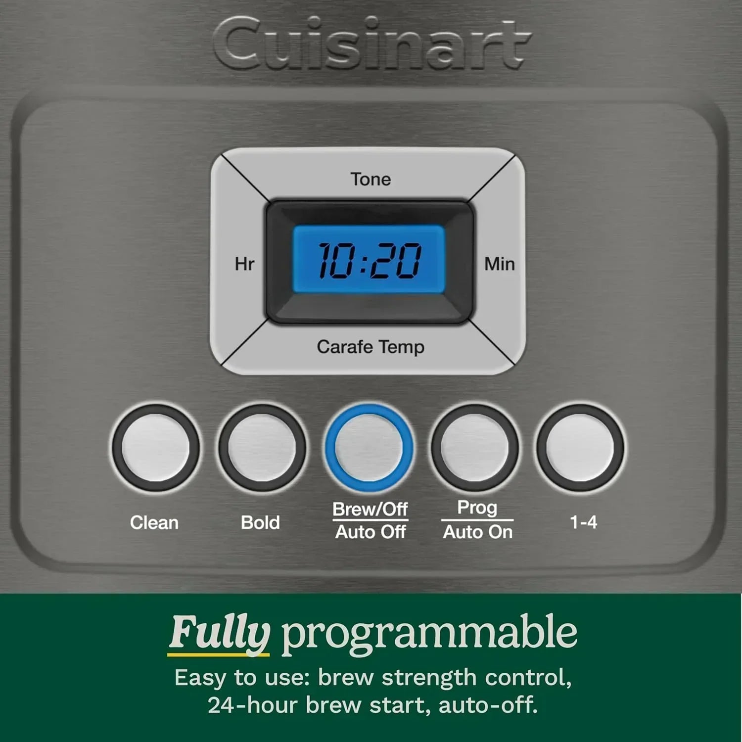 Cuisinart DCC-3200P1 Coffee Maker Fully Automatic with Brew Strength Control wourant