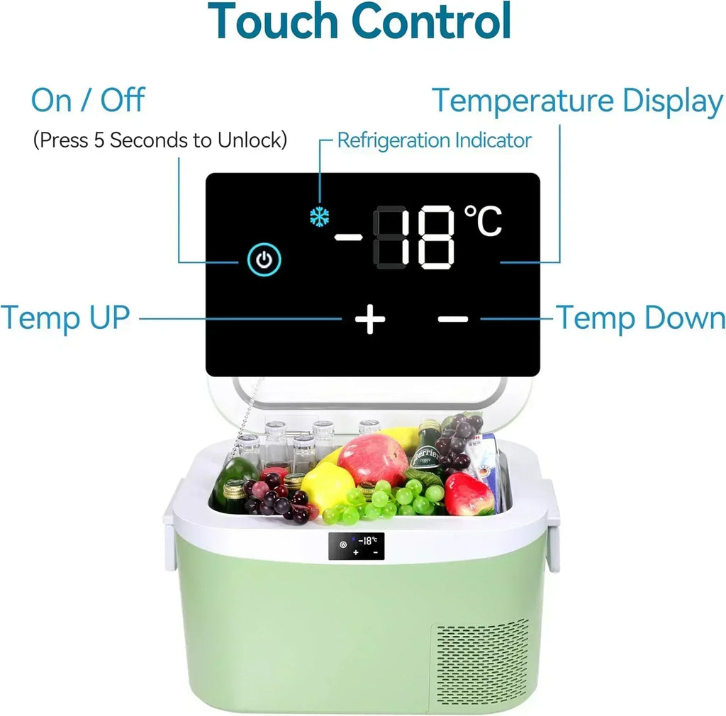 Car Fridge Portable 12 Volt Refrigerator 23 Quart (22 Liter) Freezer Compressor Cooler 12V/24V wourant