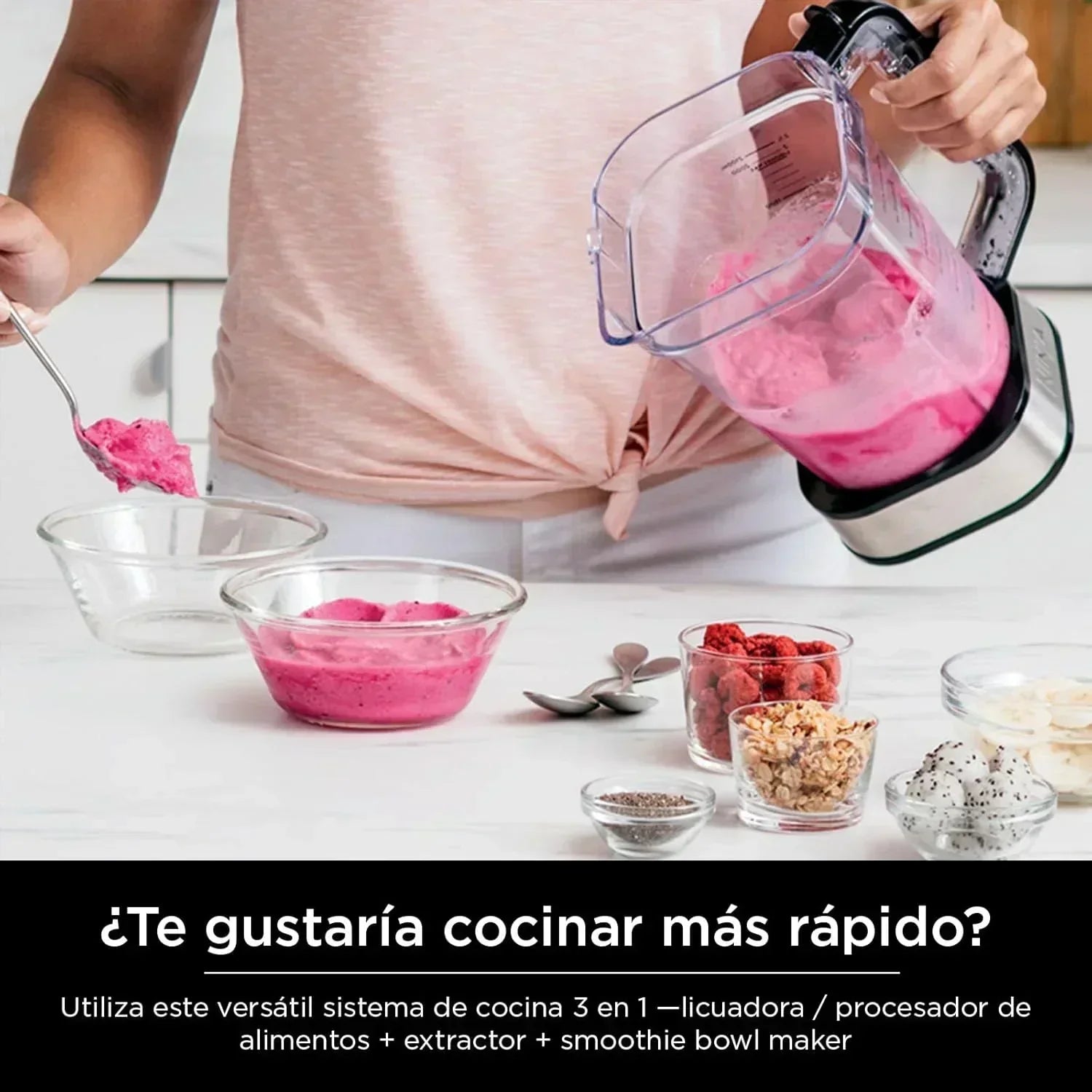 Ninja Mixer and Food Processor Combination Bowl 6 Features 72 Ounce Pitcher wourant