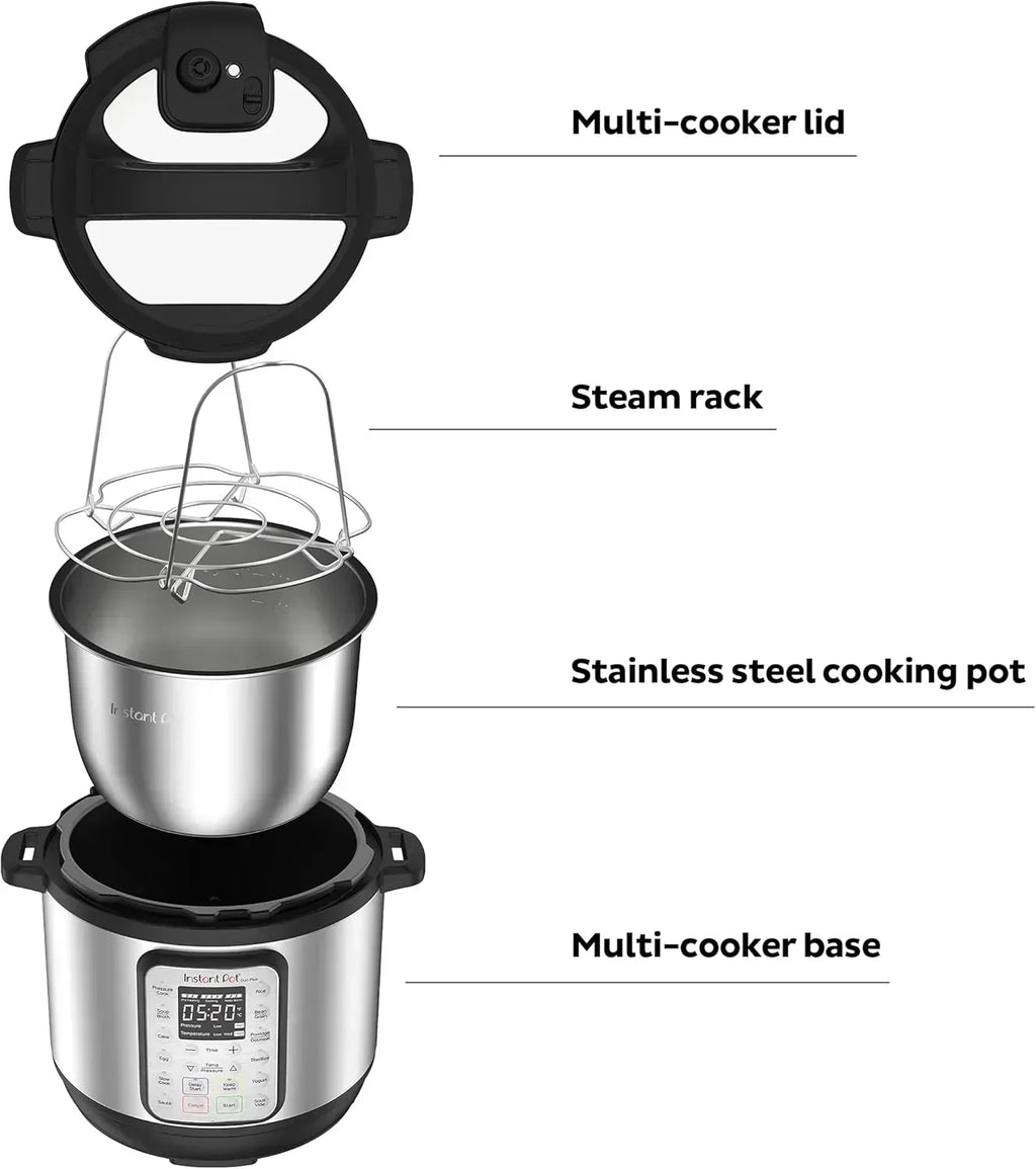 9-in-1 Multicooker Pressure Cooker Slow Cook Rice Maker Steamer Sauté Yogurt Warmer Sterilizer wourant