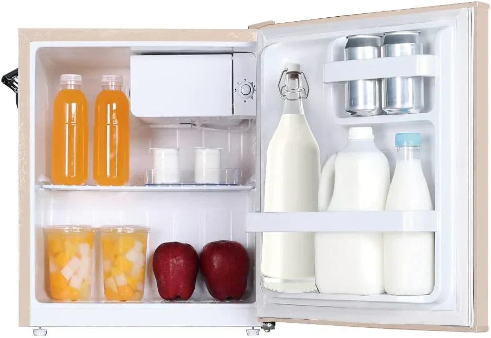 Frigidaire EFR176 Retro Compact Fridge with Chiller Mini Refrigerator Built-in Bottle Opener wourant