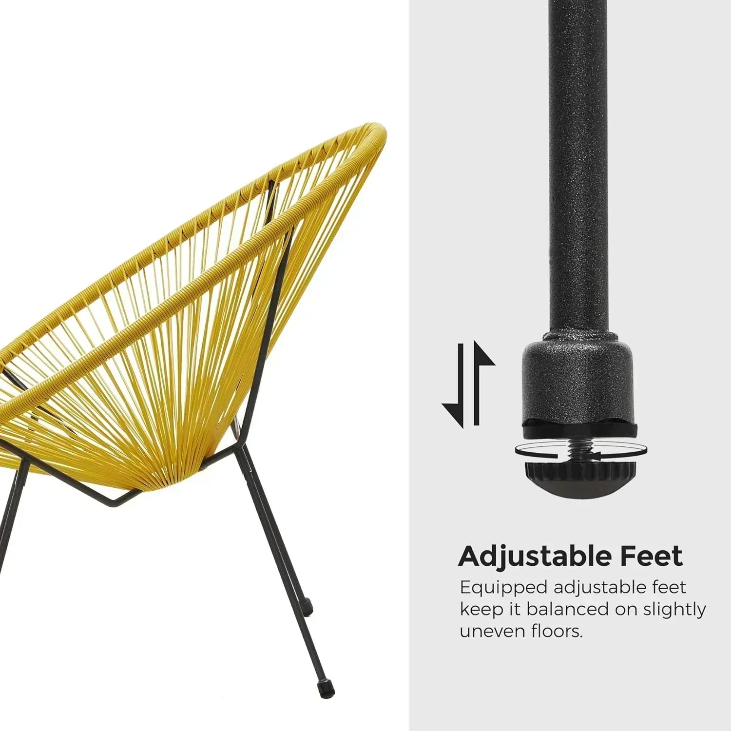 Outdoor Settee 2-Seat Garden Furniture with Backrest PE Rattan wourant