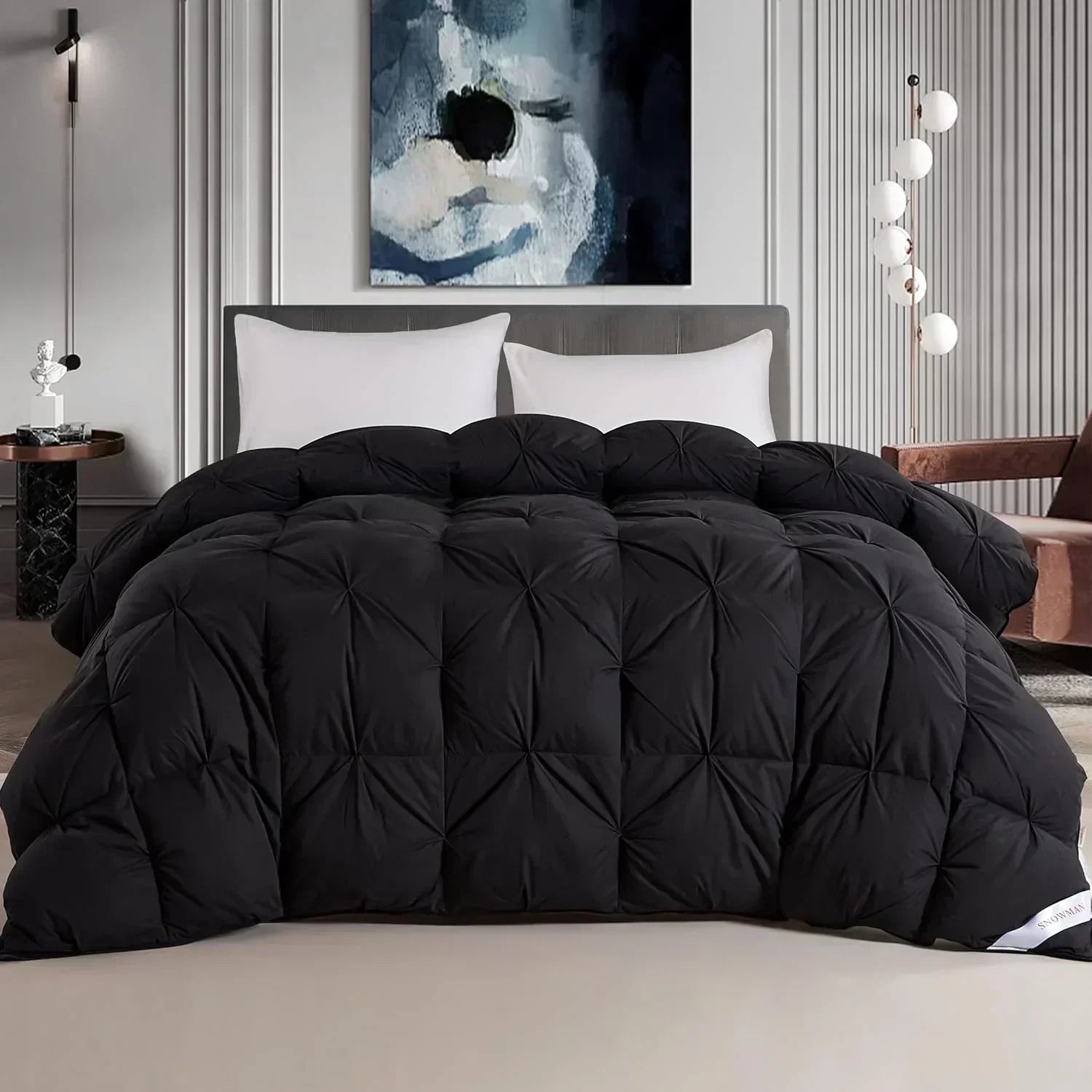 Premium Down Comforter 3D Baffle Box Design wourant