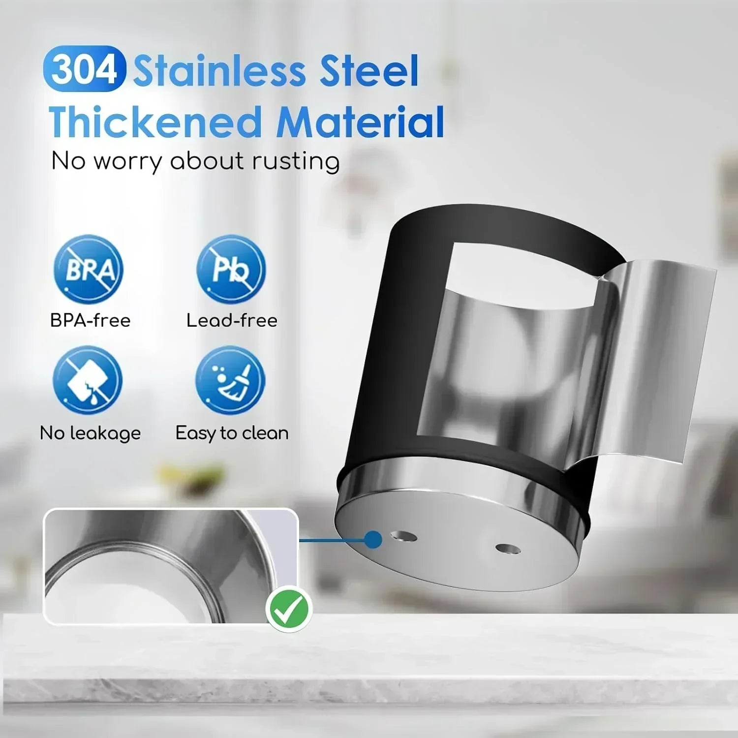Purewell three-stage 0.01μm ultrafiltration gravity water filtration system 304 wourant