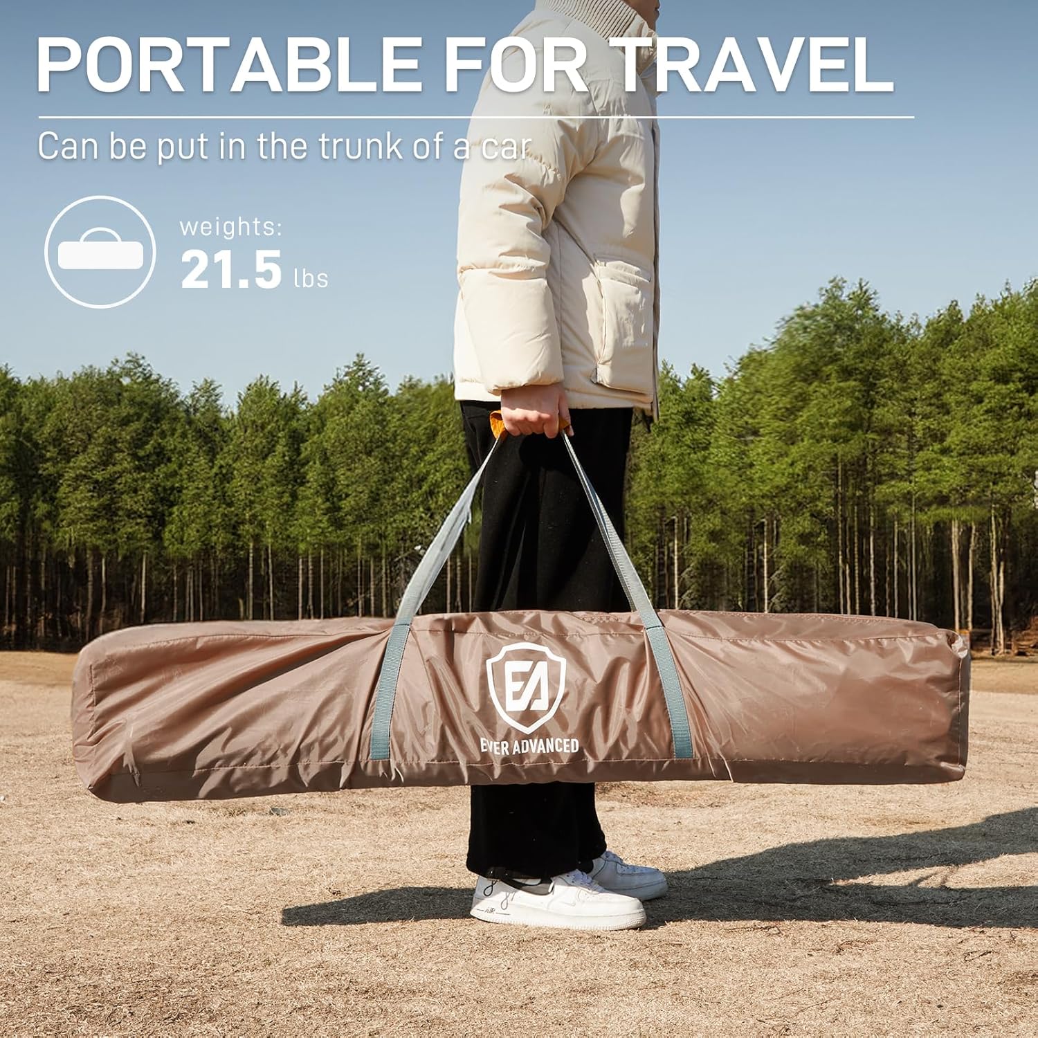 Pop up Screen House Tent for Camping 11.5 x 9.8 ft Instant Screened Gazebo Canopy wourant