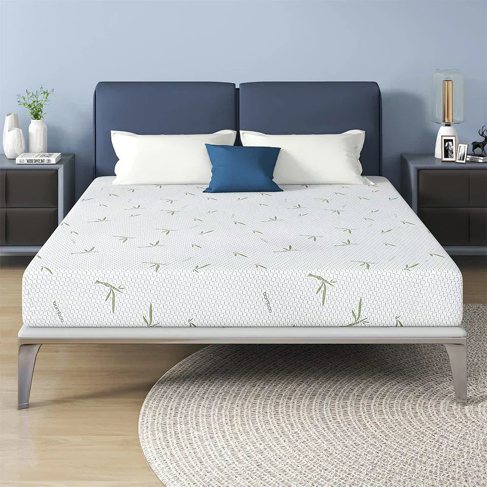 Mattress in a Box Mattress with Breathable Bamboo Cover Green Tea Memory Foam Mattress wourant