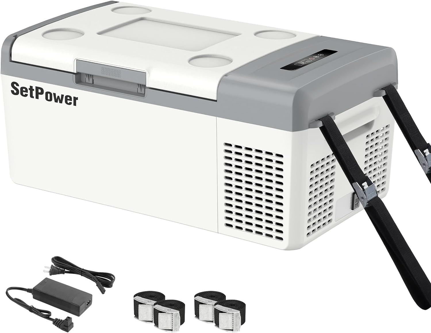 12V Refrigerator 21 Quart Portable Freezer 50 Hours Keep Cool,Electric Cooler for Vehicles Car Refrigerator 12V Portable Fridge for Car Camping Truck Van RV SUV Road Trip Travel RF20 wourant