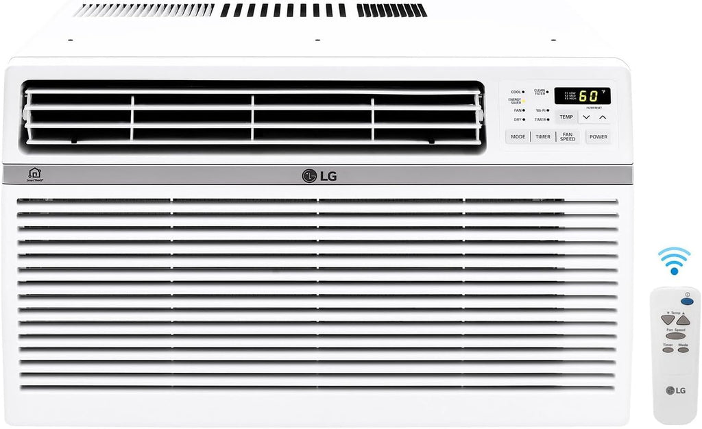 LG 6,000 BTU Window Air Conditioner, 115V, Cools 250 Sq.Ft. for Bedroom, Den wourant