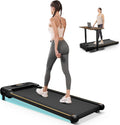 2.5 HP Portable Treadmill with Inclined Walking Pad, Panel and Remote, 4-in-1 Walking Treadmill, 265 lb Capacity wourant