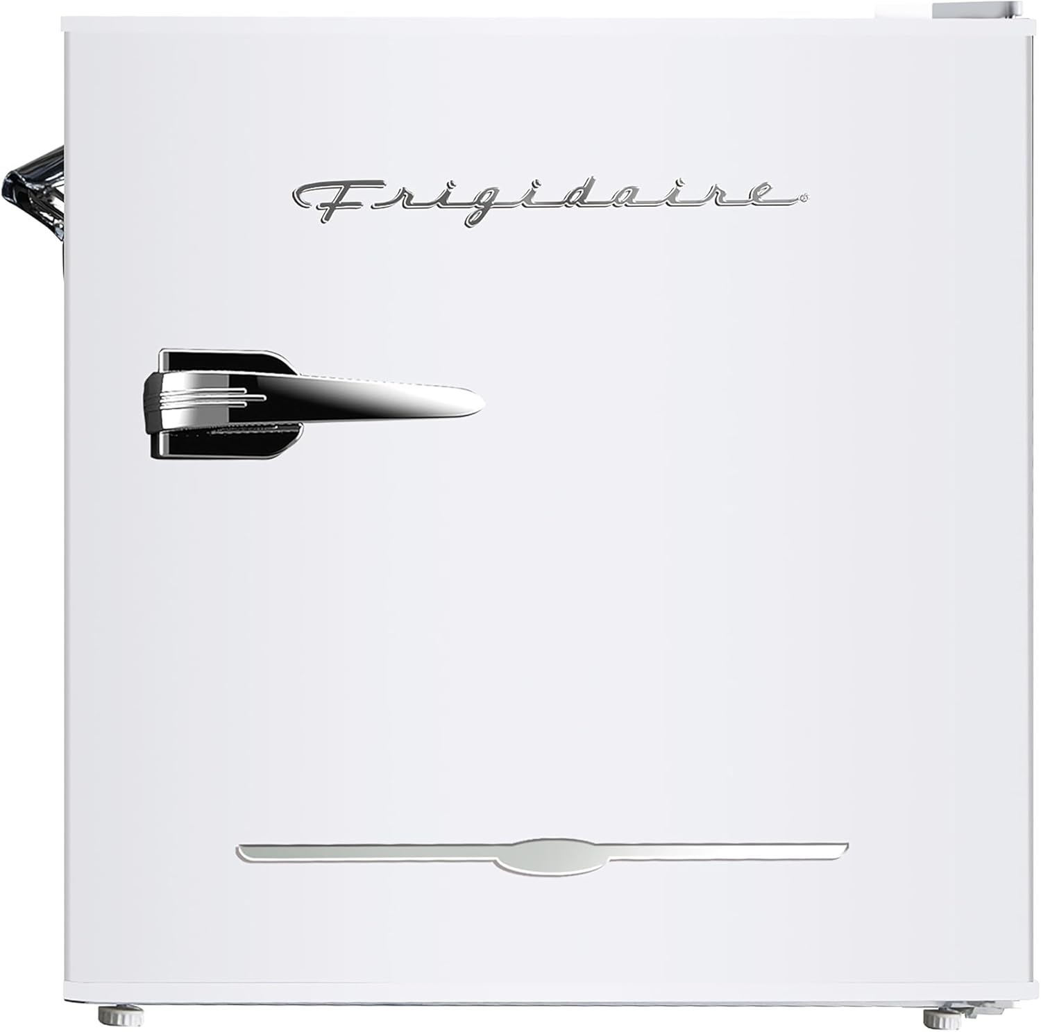 Frigidaire EFR176 Retro Compact Fridge with Chiller Mini Refrigerator with Built-in Bottle Opener for Office, Bedroom, Dorm Room or Cabin, 1.6 cu ft 16" D x 18" W x 18.5" H, Moonlight wourant