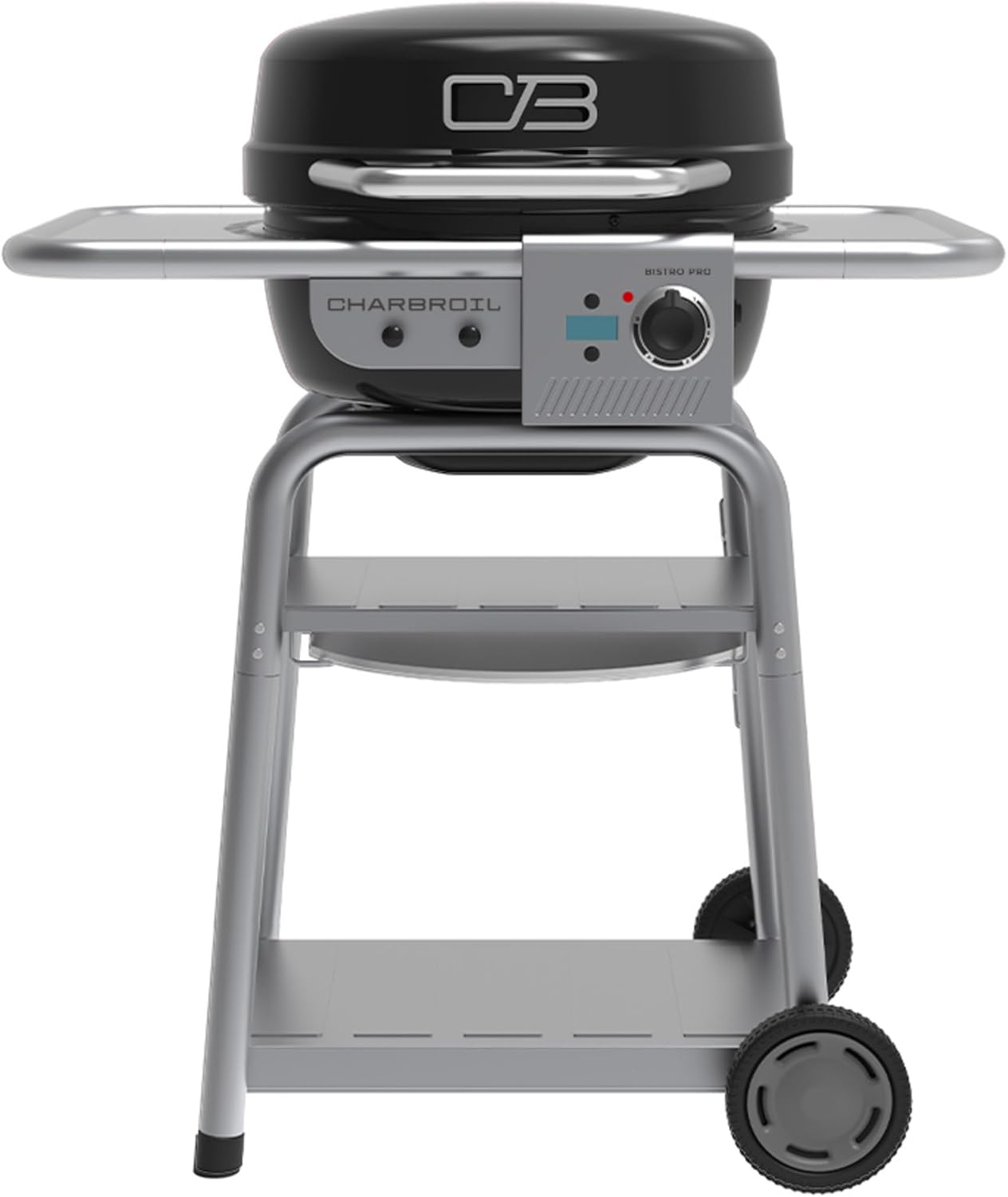 Charbroil 3-in-1 Dual Fuel Outdoor Bistro Pro Electric Grill & Griddle + Charcoal Mode BBQ wourant