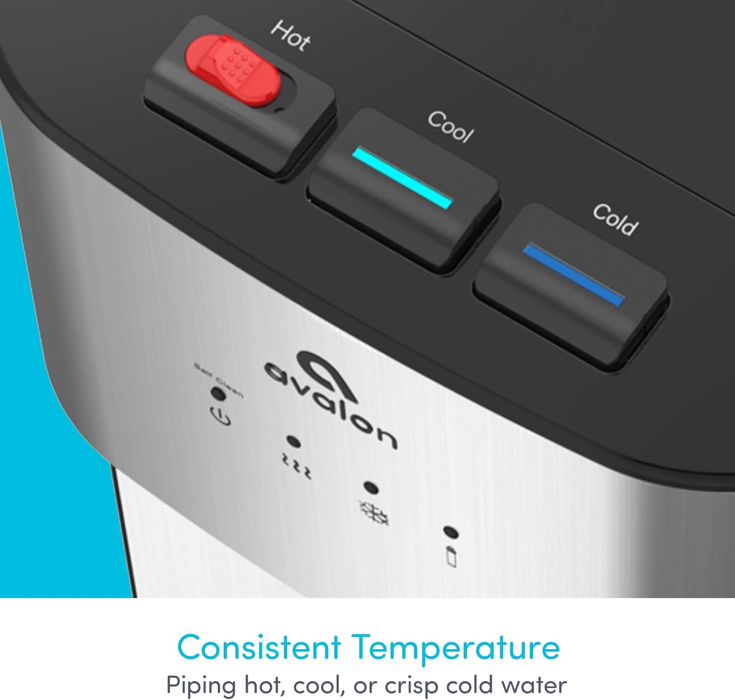Avalon Self Cleaning Bottleless Water Cooler Water Dispenser 3 Temperature Settings wourant