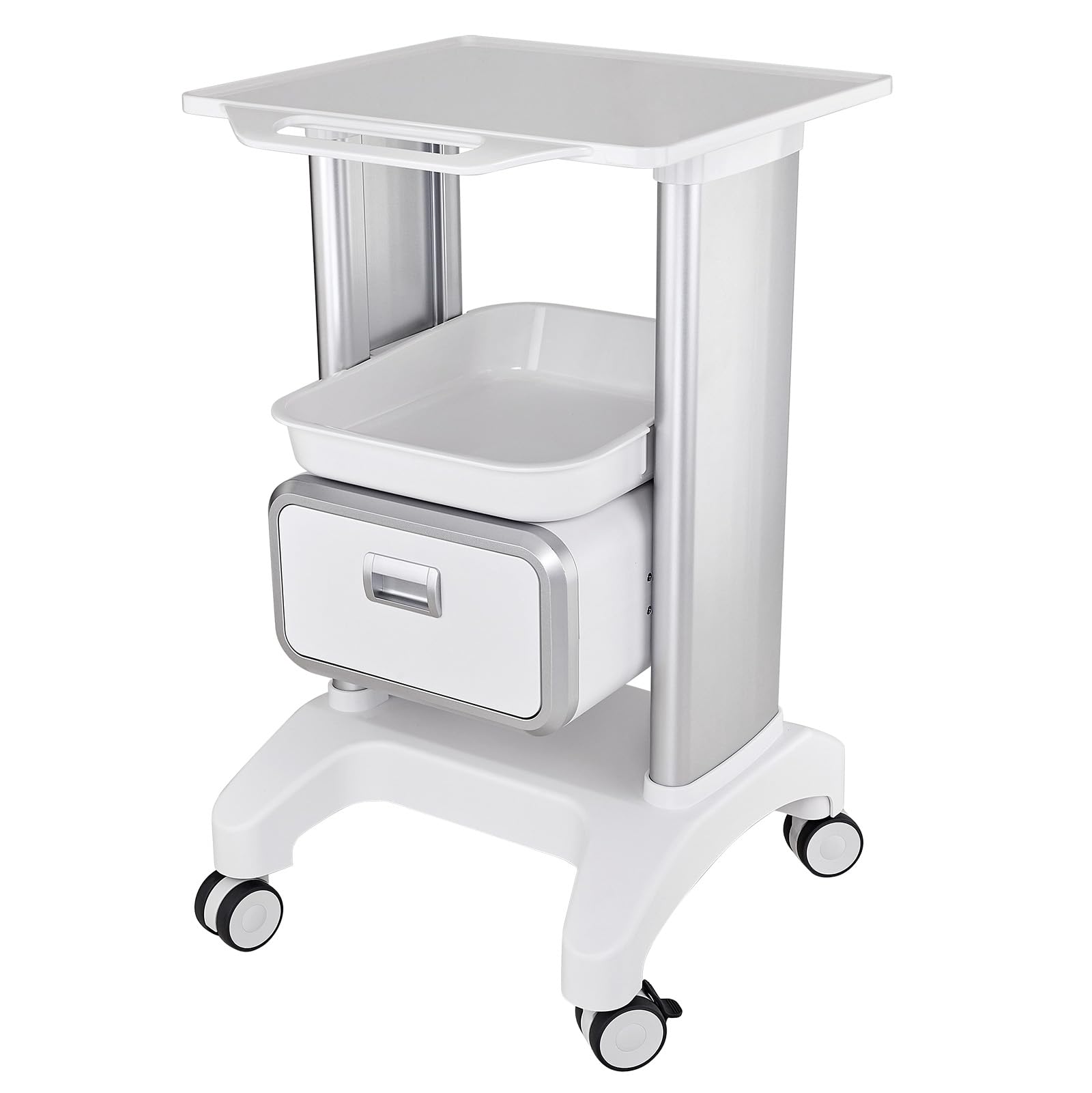 Professional Utility Cart with Wheels and Drawers for Home Bedroom Salon Lab Hospital Dental Office Clinic wourant