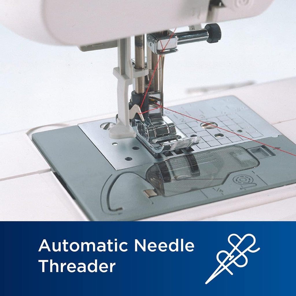 Brother Sewing and Quilting Machine, Computerized, 165 Built-in Stitches, LCD Display, Wide Table, 8 Included Presser Feet, White, 20x12x17 wourant