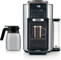 De'Longhi True Brew Drip Coffee Maker, Built in Grinder, Single Serve, 8 oz to 24 oz, Hot or Iced Coffee, Stainless, CAM51025MB woonhhop