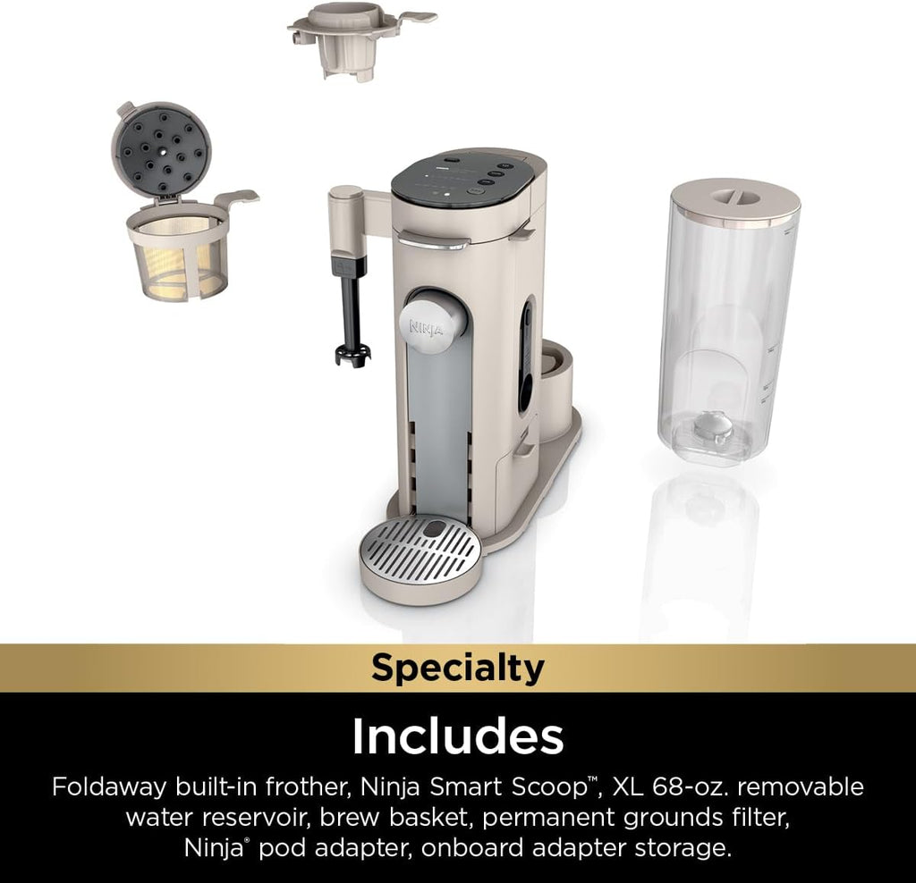 Ninja | Coffee Maker | Single Serve |Brew with Coffee Pods & Grounds| Compatible with K-Cup Coffee Pods | 4 Brew Styles, up to 24oz Cup Sizes & 56oz Removable Reservoir | Black | PB051 wourant