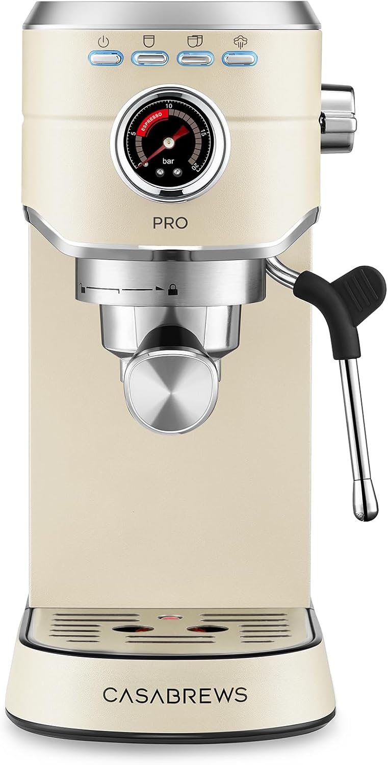CASABREWS 5418 PRO Espresso Machine 20 Bar, Upgraded Espresso Maker wourant
