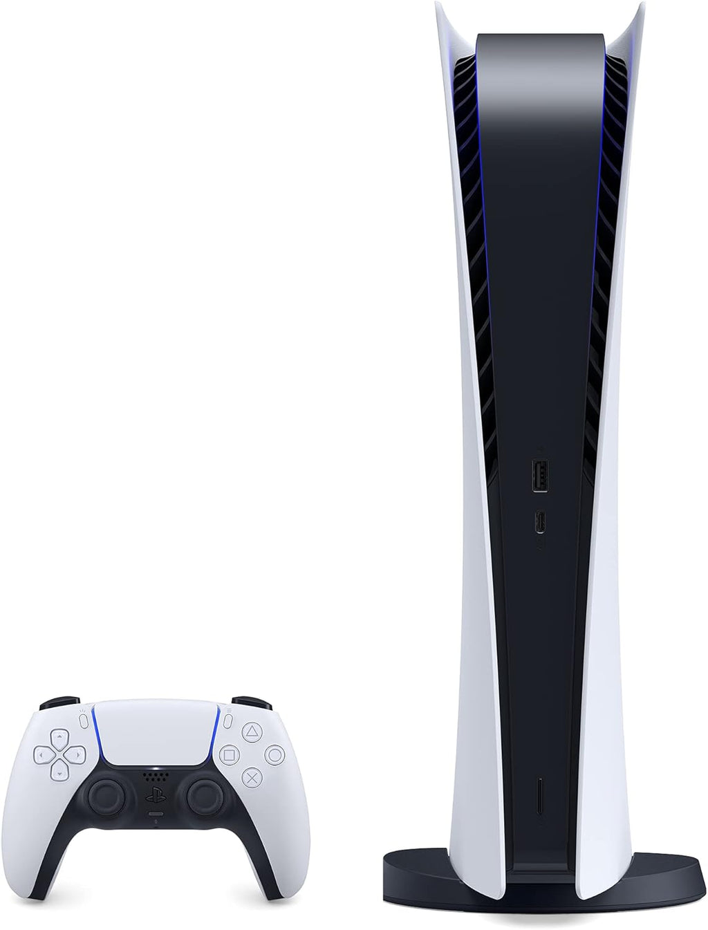 PS5 - Sony PlayStation 5 Digital Edition Gaming Console + Wireless Controller