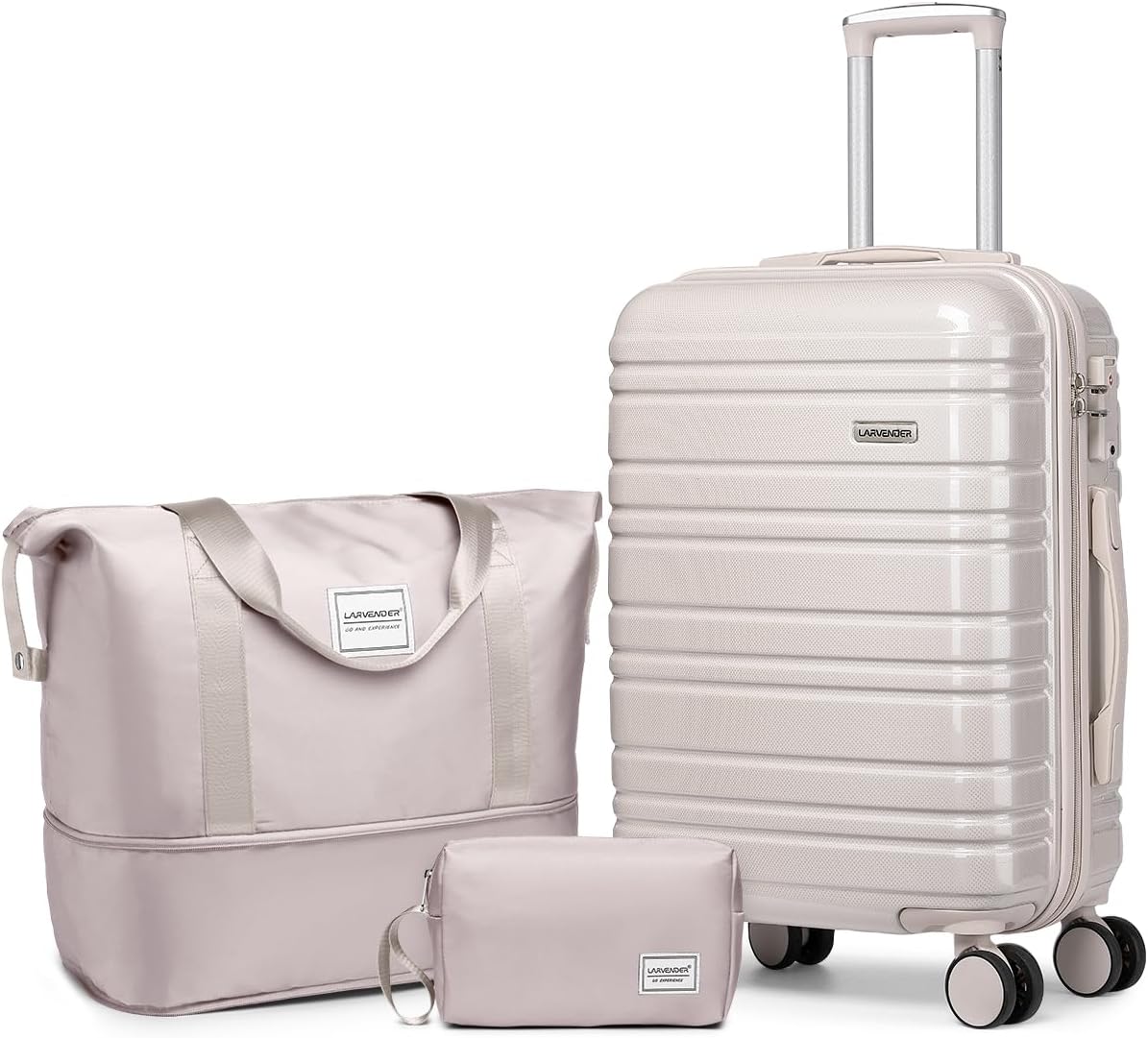 6-piece luggage set, expandable hardshell suitcase set with spinner wheels, lightweight rolling luggage set wourant