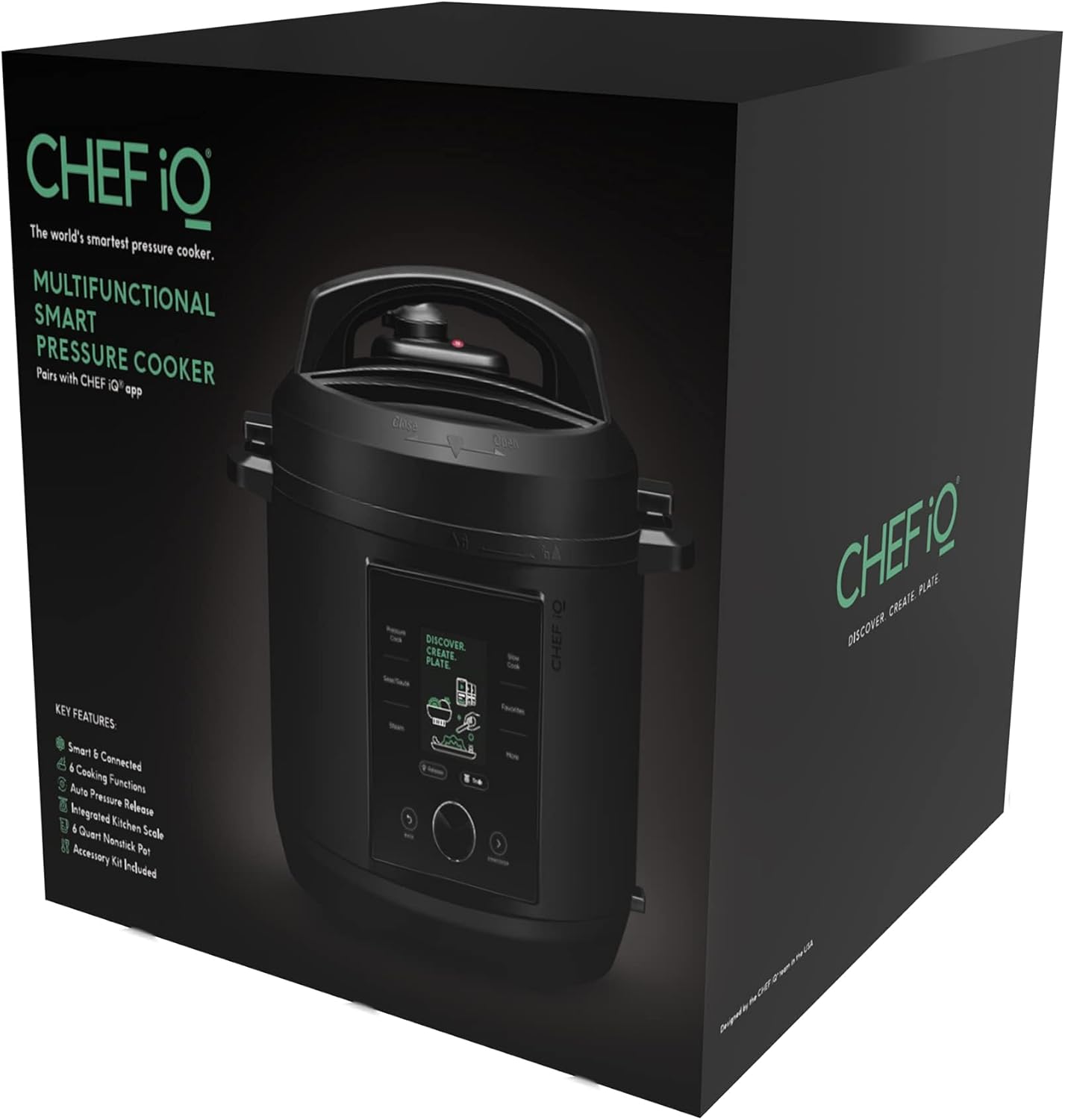 CHEF iQ Smart Pressure Cooker with WiFi and Built-in Scale - Easy-to-use 10-in-1 Multi-Cooker Rice Cooker, Slow Cooker, Instant Meal for Foodies wourant