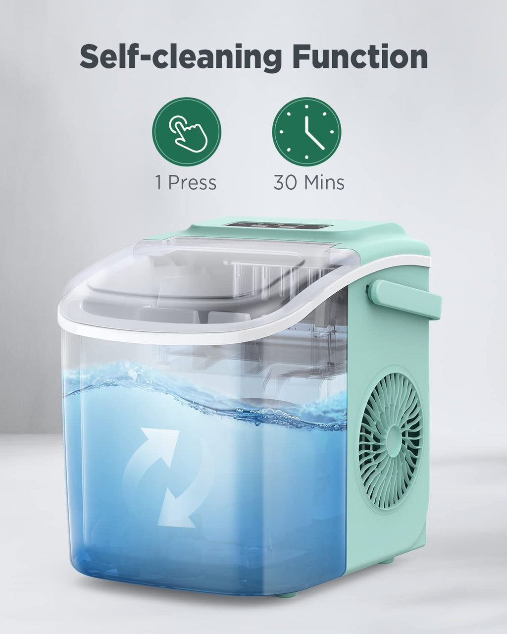 Nugget Ice Maker Countertop, Silonn Chewable Pellet Ice Machine with Self-Cleanin Function, 33lbs/24H Portable Ice Makers for Home Kitchen Officce, Black wourant