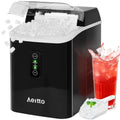 Aeitto Nugget Ice Maker Countertop, 42lbs/24H Ice Machine with 1.5L Water Tank, Rapid Ice Release in 6 Mins, Self-Cleaning Pebble Ice Maker with Basket and Scoop for Home Office RV and Party, Silver woonhhop