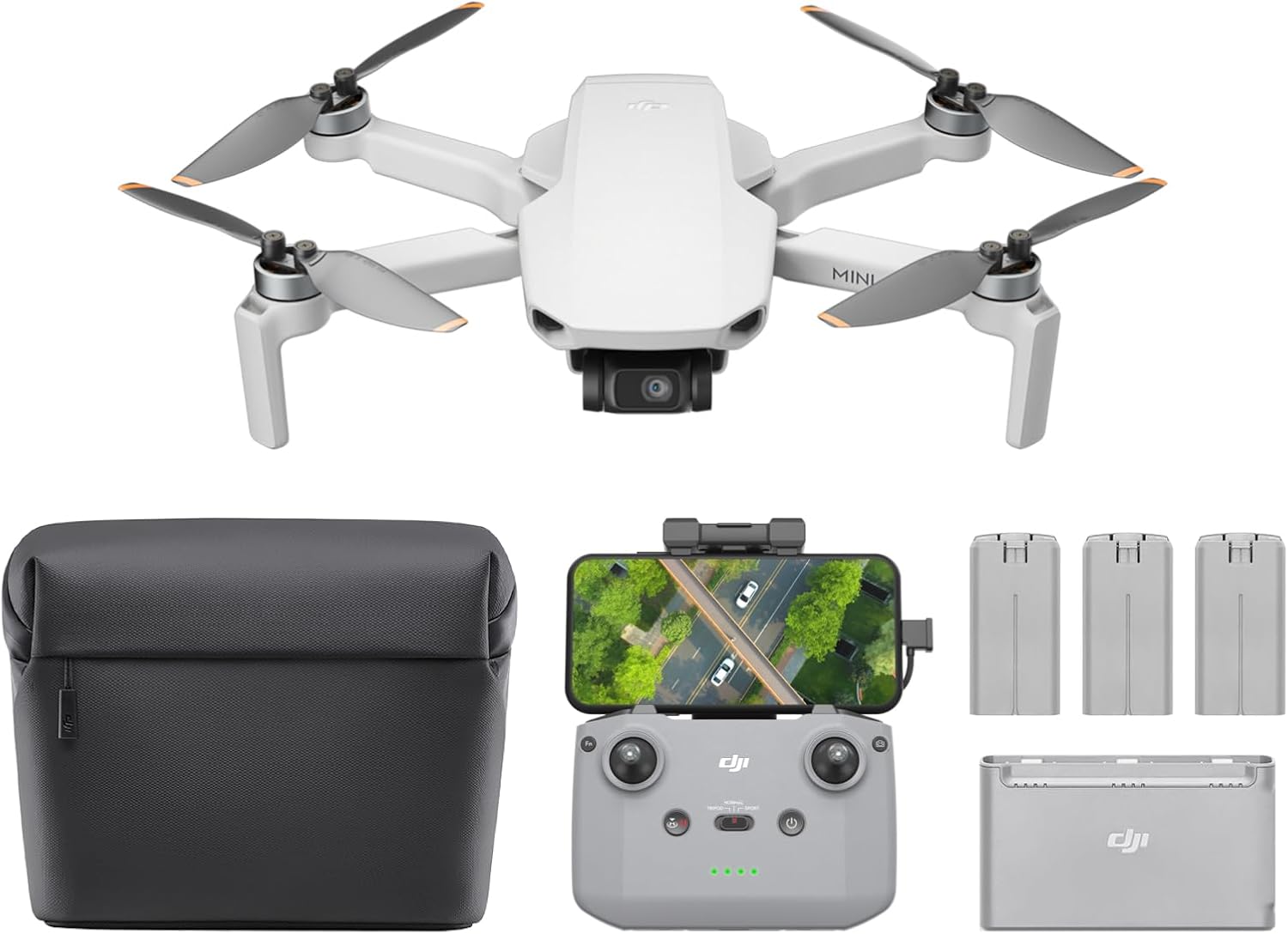 DJI Mini 4K, Drone with 4K UHD Camera for Adults, Under 249 g, 3-Axis Gimbal Stabilization, 10km Video Transmission, Auto Return, Wind Resistance, 1 Battery for 31-Min Max Flight Time, Intelligent Flight wourant