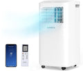 ROVSUN WiFi Enabled Smart 8000 BTU Portable Air Conditioner with Remote & APP Control, 3-in-1 Cooler, Dehumidifier & Fan, Powerful Room Mobile AC Unit with Rolling Wheels & Easy Installation Kit woonhhop