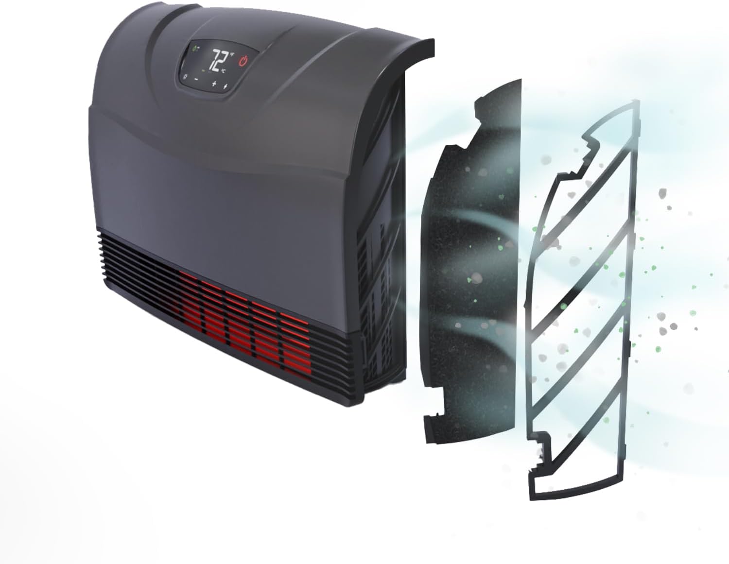 Heat Storm HS-1500-PHX-WIFI Infrared Heater, Wifi Wall Mounted wourant