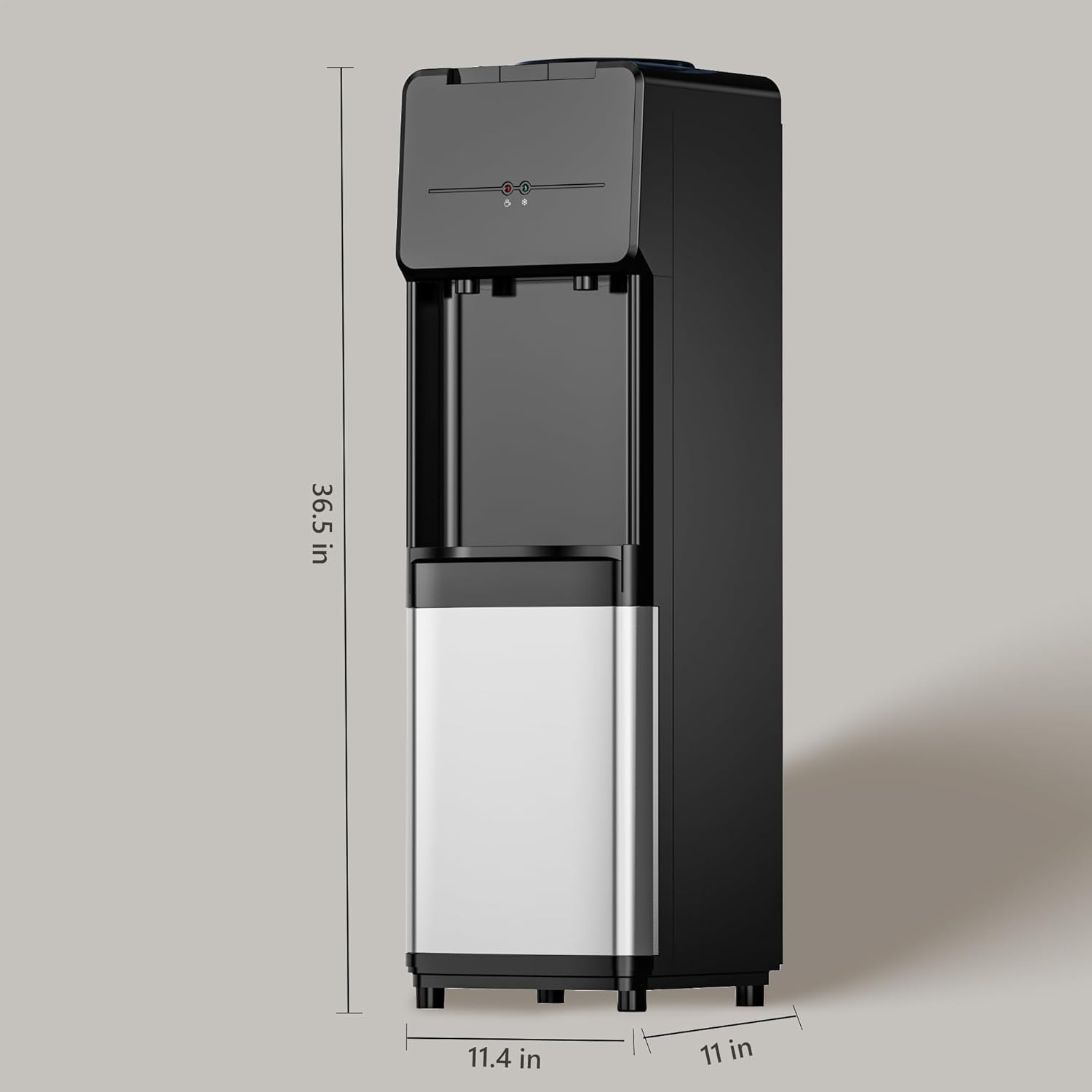 Euhomy Hot and Cold Water Dispenser, top-loading water dispenser, suitable for 3/5 gallon water bottles wourant
