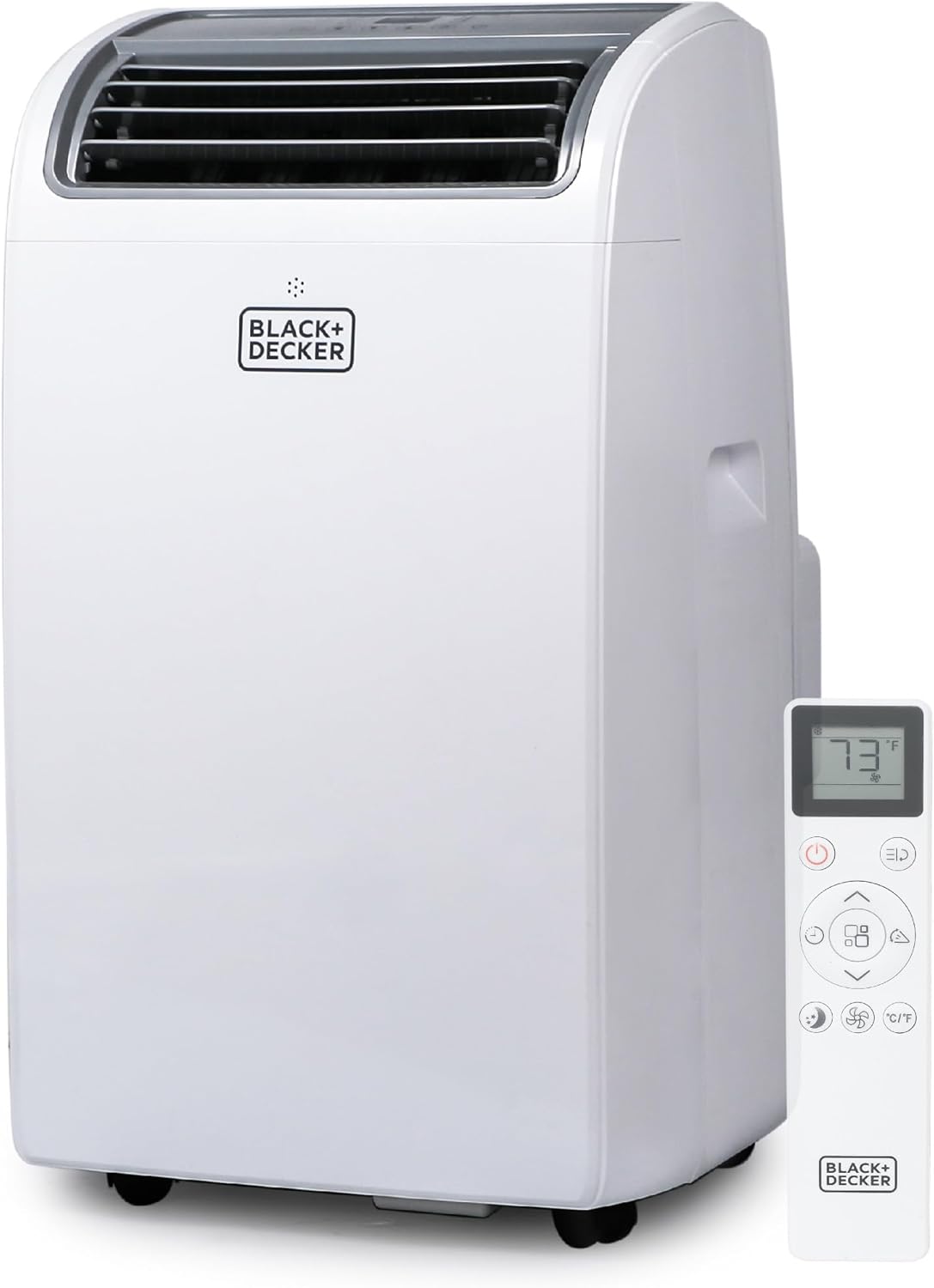 BLACK+DECKER 10,000 BTU Portable Air Conditioner for Rooms up to 450 Sq. with Remote Control, White wourant