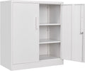Metal Storage Cabinet with 2 Doors and 6 Shelves, Black Metal Cabinet with Lock, 71 Inch Lockable Garage Storage Cabinet wourant