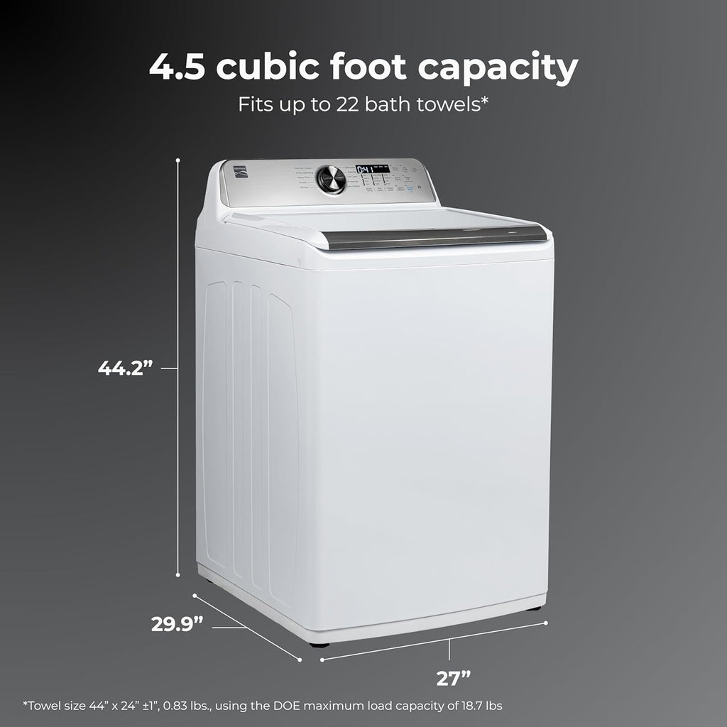 Kenmore 4.5 cu. ft. Top Load Washer with Triple Action Impeller for Tough Dirt Stains wourant