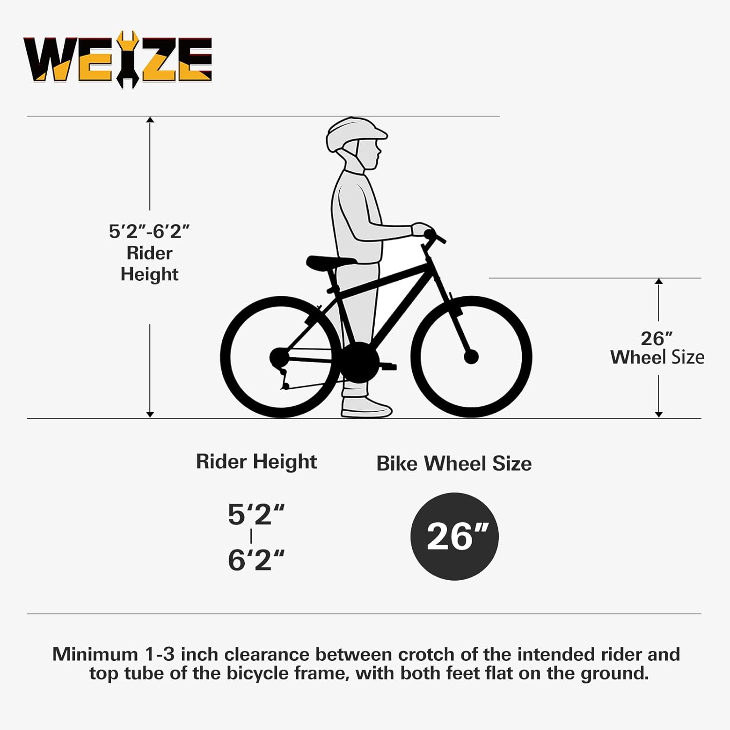 WEIZE Mountain Bike, 26 27.5 inch Outdoor Hybrid Bikes,18-Speed/High-Carbon Steel/Dual Full Suspension, Adjustable Ergonomic Seat for Men Women Adult, MTB Bicycle with Suspension Fork,Sleek Colors wourant