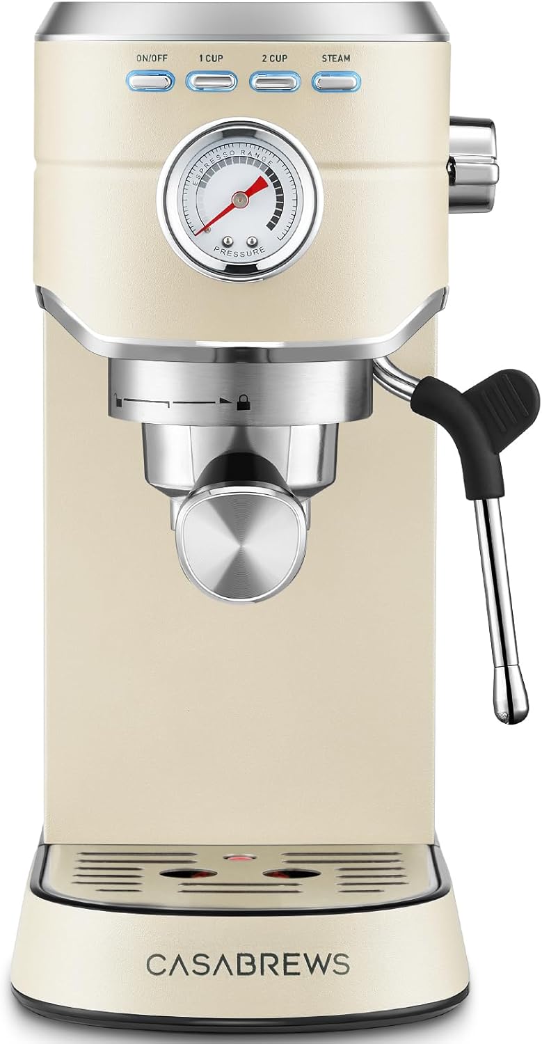 CASABREWS CM5418 Espresso Machine 20 Bar, Small Espresso Maker wourant
