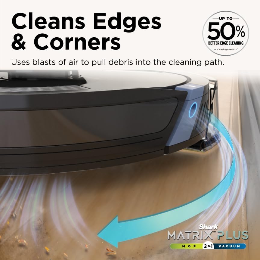 Robot Vacuum & Mop Combo, Powerful Suction, Matrix Plus, 60-Day Debris Capacity, HEPA Bagless Self Empty Base, Sonic Mopping, Home Mapping for Pet Hair - Carpets & Hardfloor, AV2610WA wourant