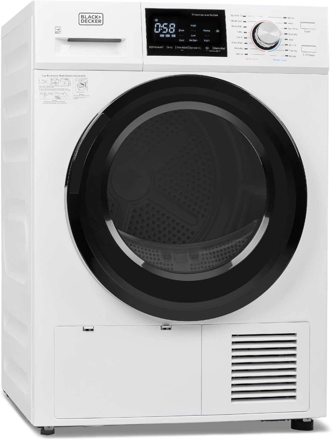 BLACK+DECKER BCED37 Compact Dryer for Standard Wall Outlet wourant