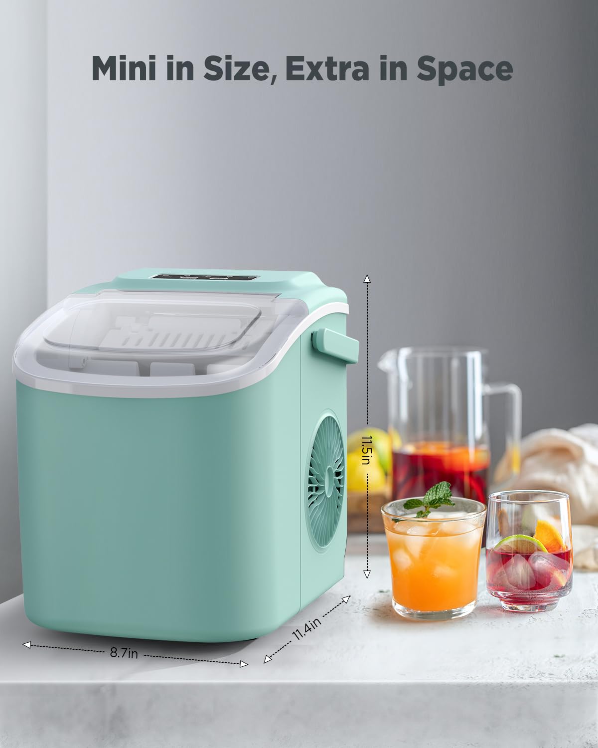 Nugget Ice Maker Countertop, Silonn Chewable Pellet Ice Machine with Self-Cleanin Function, 33lbs/24H Portable Ice Makers for Home Kitchen Officce, Black wourant