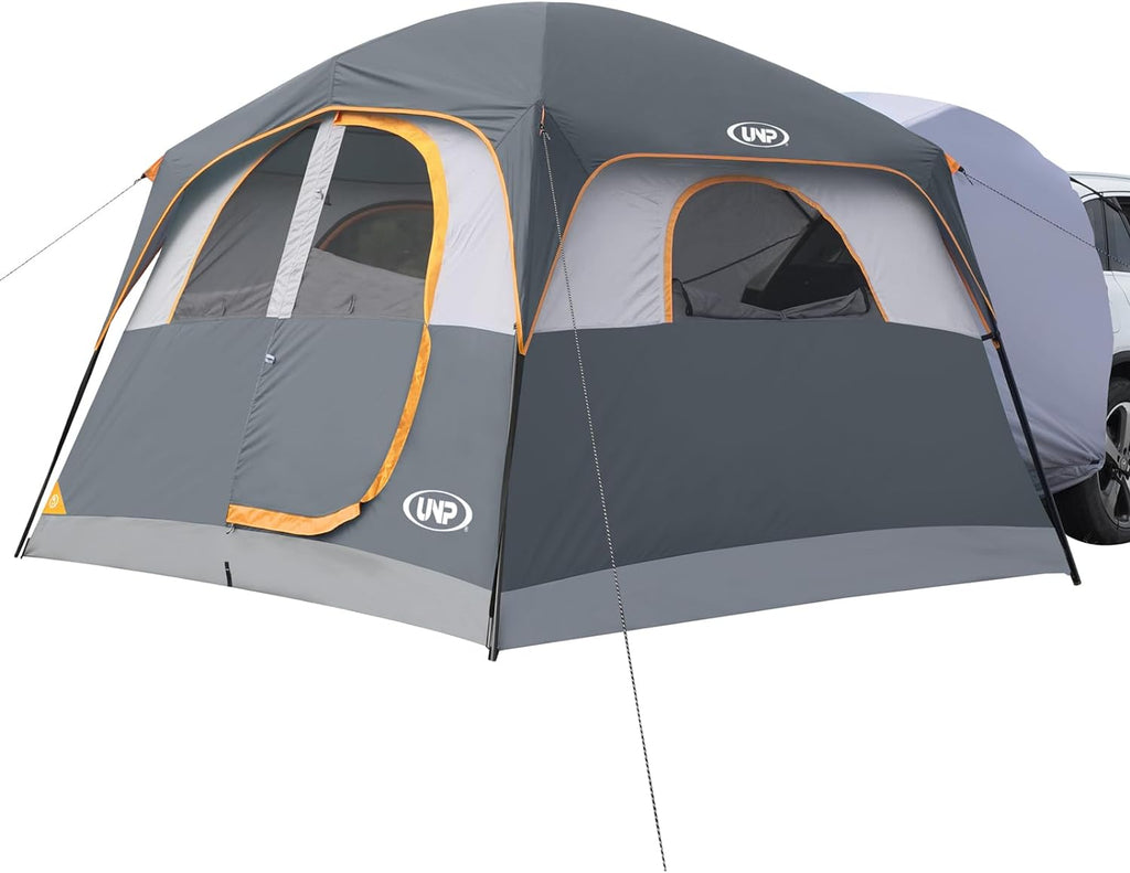 SUV Tent for Camping, 6-Person SUV Tailgate Tent - Easy Set Up with Rainfly, 10'x9'x78in(H) wourant